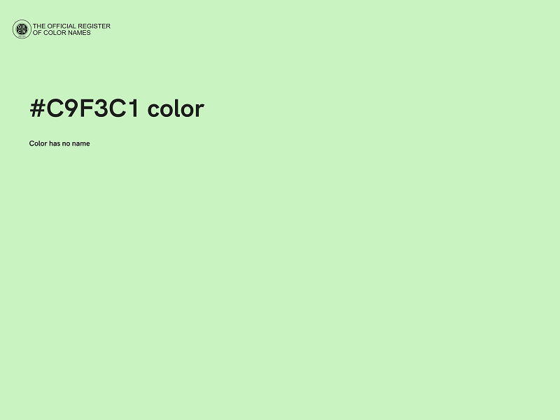 #C9F3C1 color image