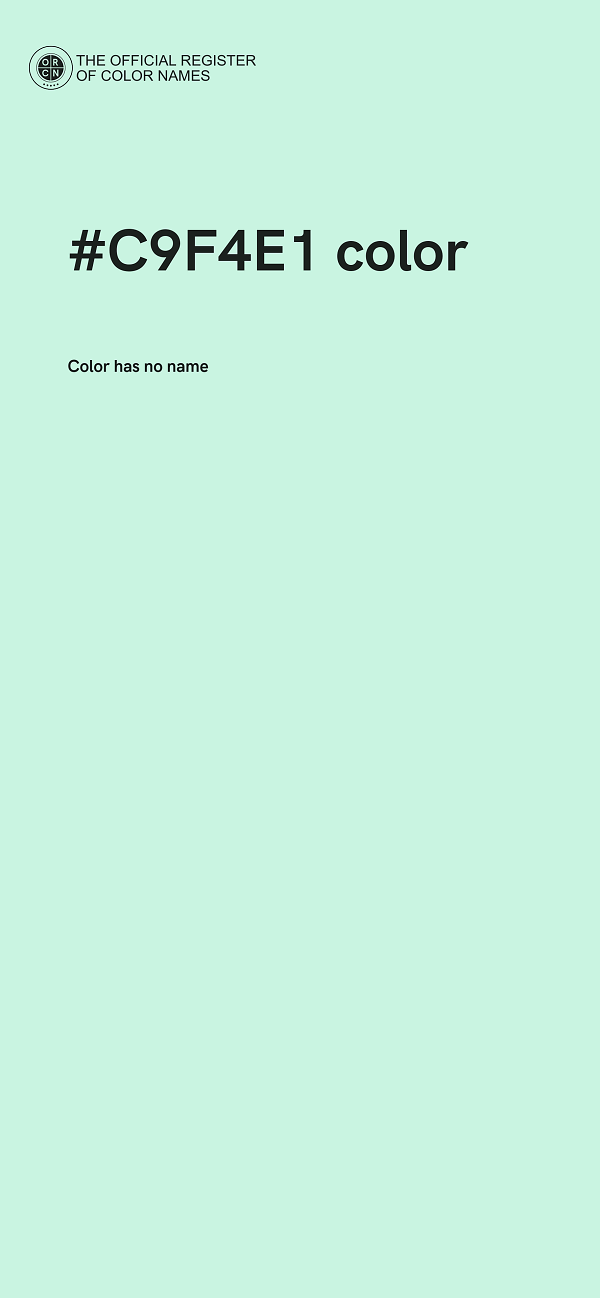 #C9F4E1 color image