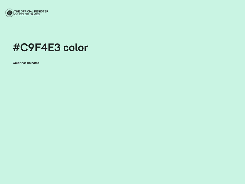#C9F4E3 color image