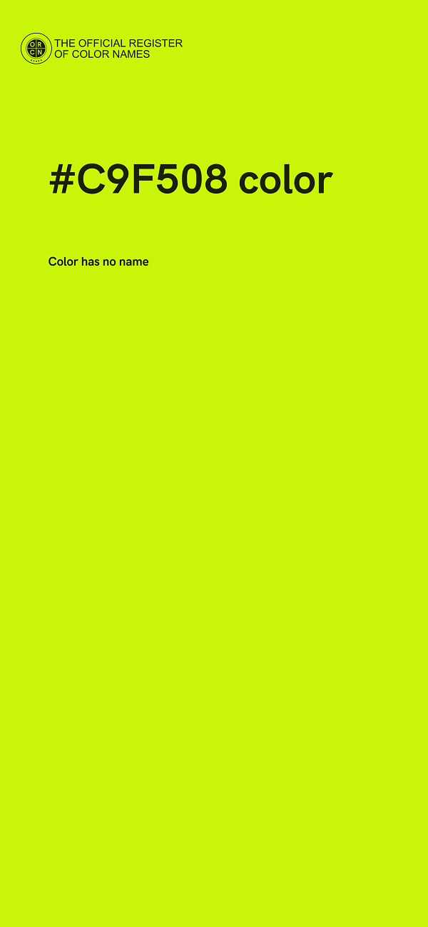#C9F508 color image
