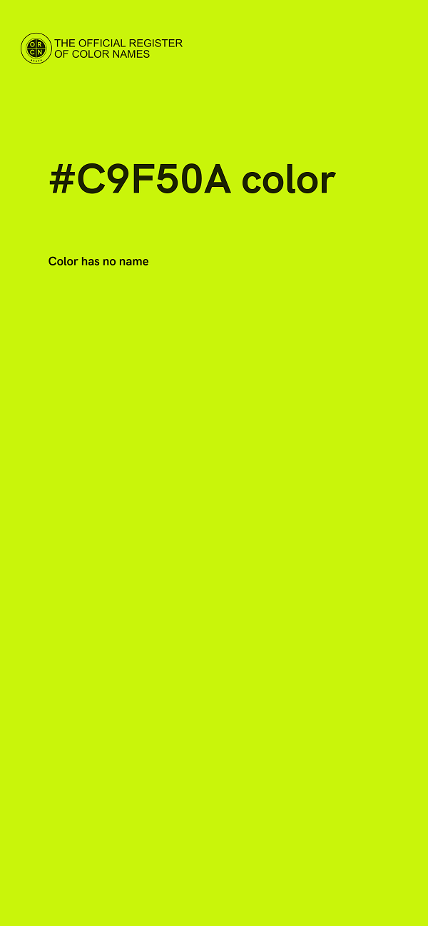 #C9F50A color image