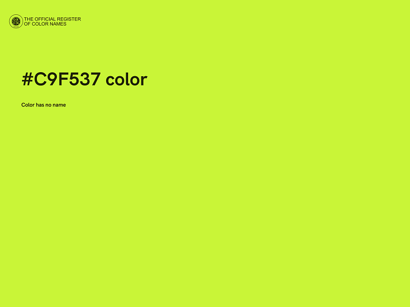 #C9F537 color image
