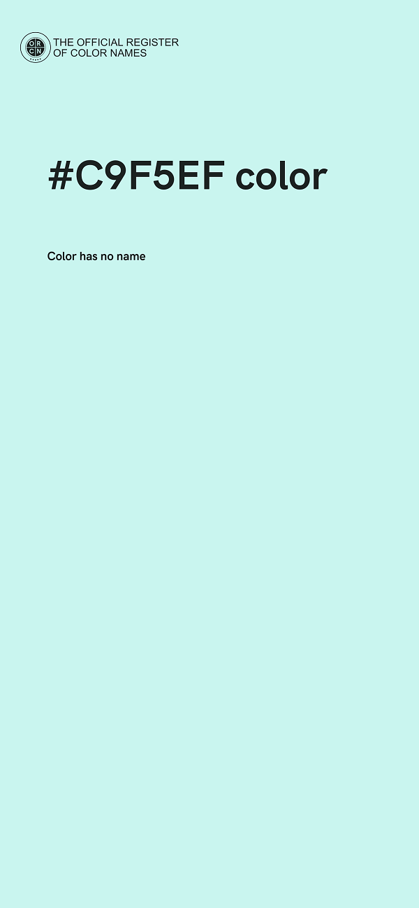#C9F5EF color image