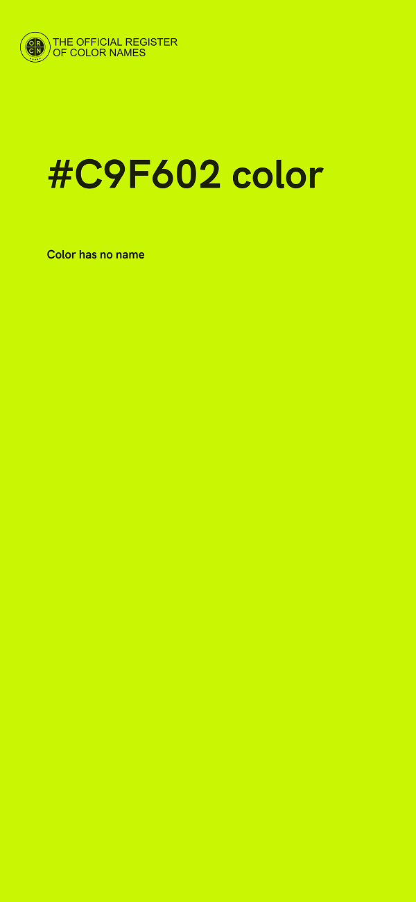 #C9F602 color image
