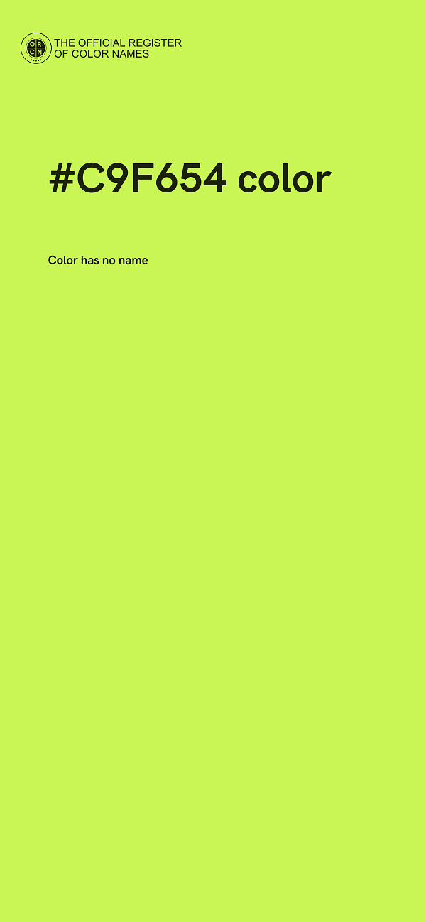 #C9F654 color image