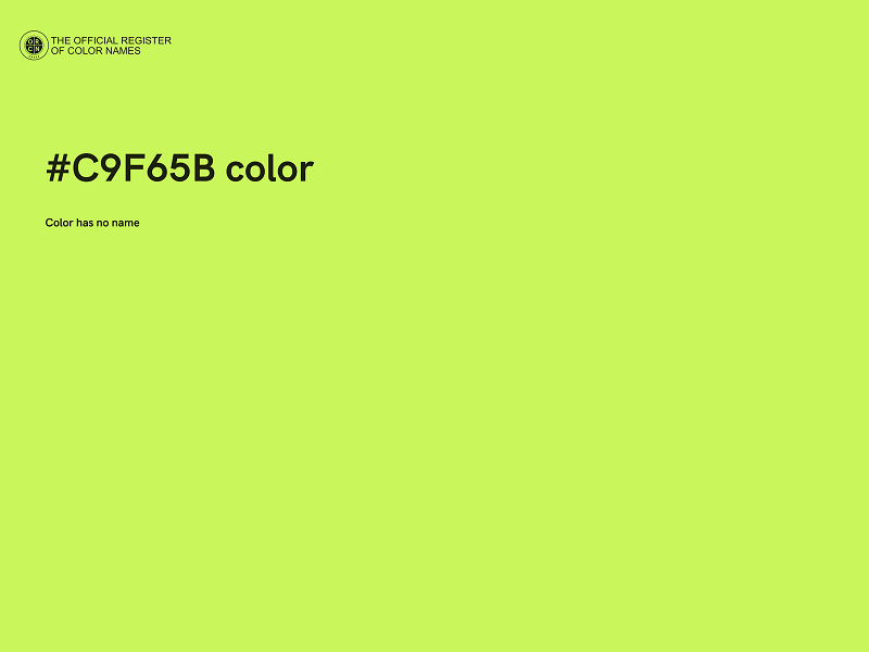 #C9F65B color image