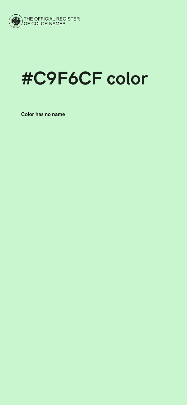 #C9F6CF color image