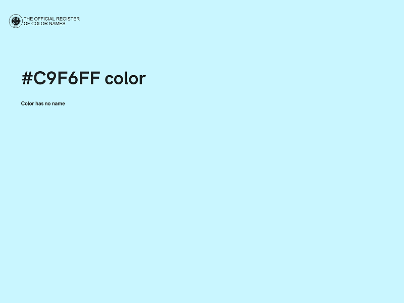 #C9F6FF color image