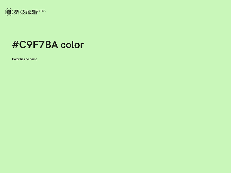 #C9F7BA color image
