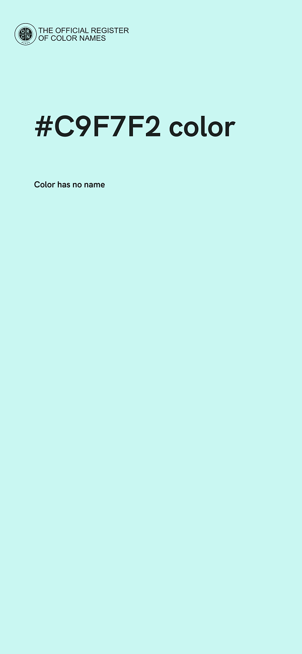 #C9F7F2 color image