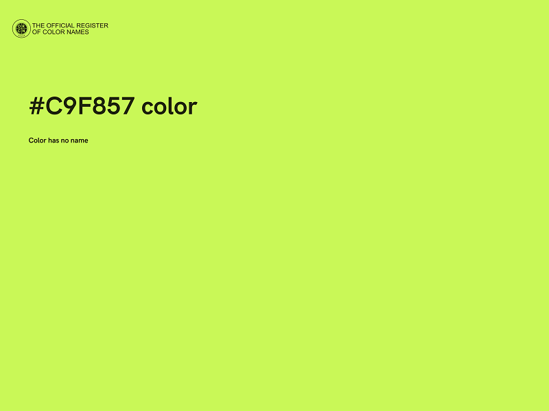 #C9F857 color image