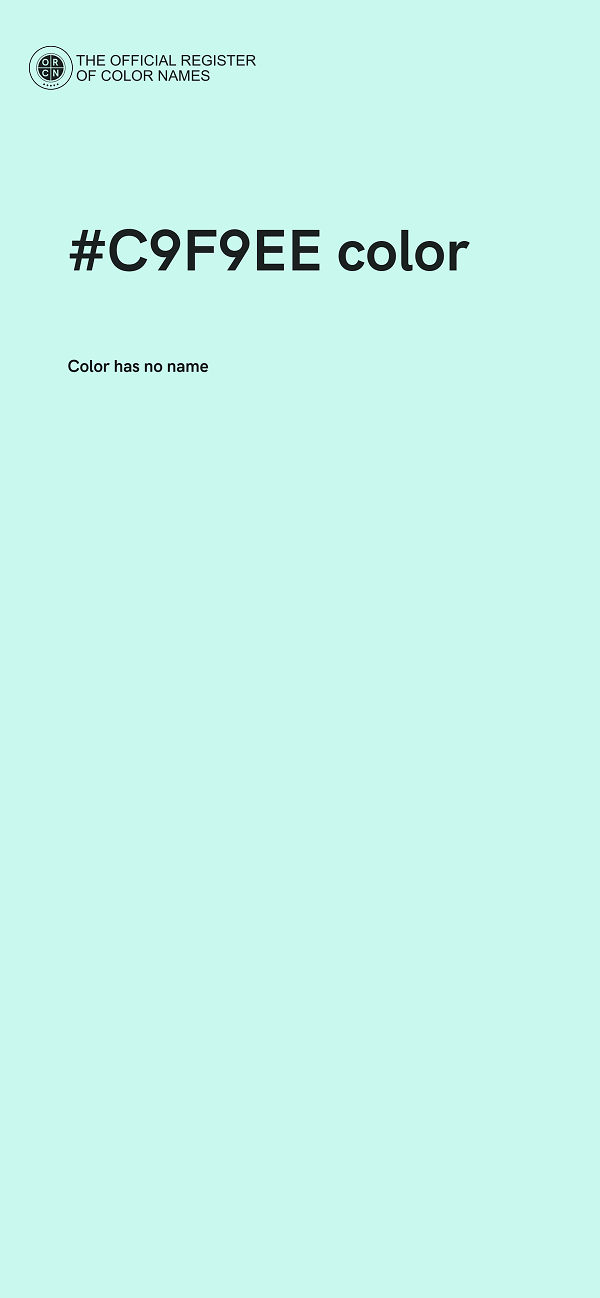 #C9F9EE color image