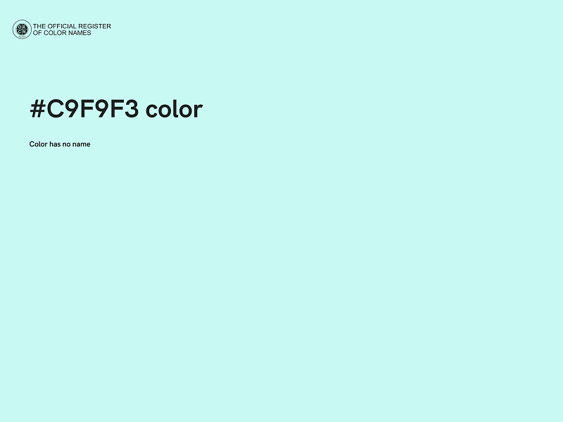 #C9F9F3 color image