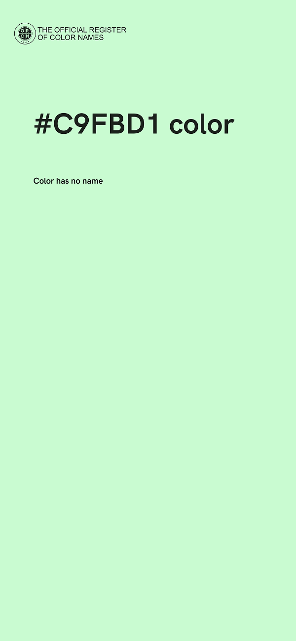 #C9FBD1 color image