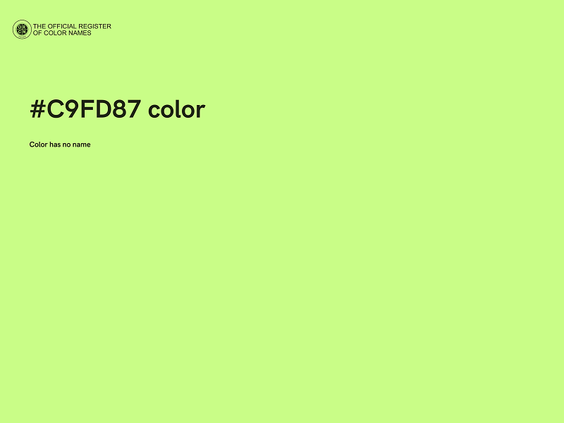 #C9FD87 color image