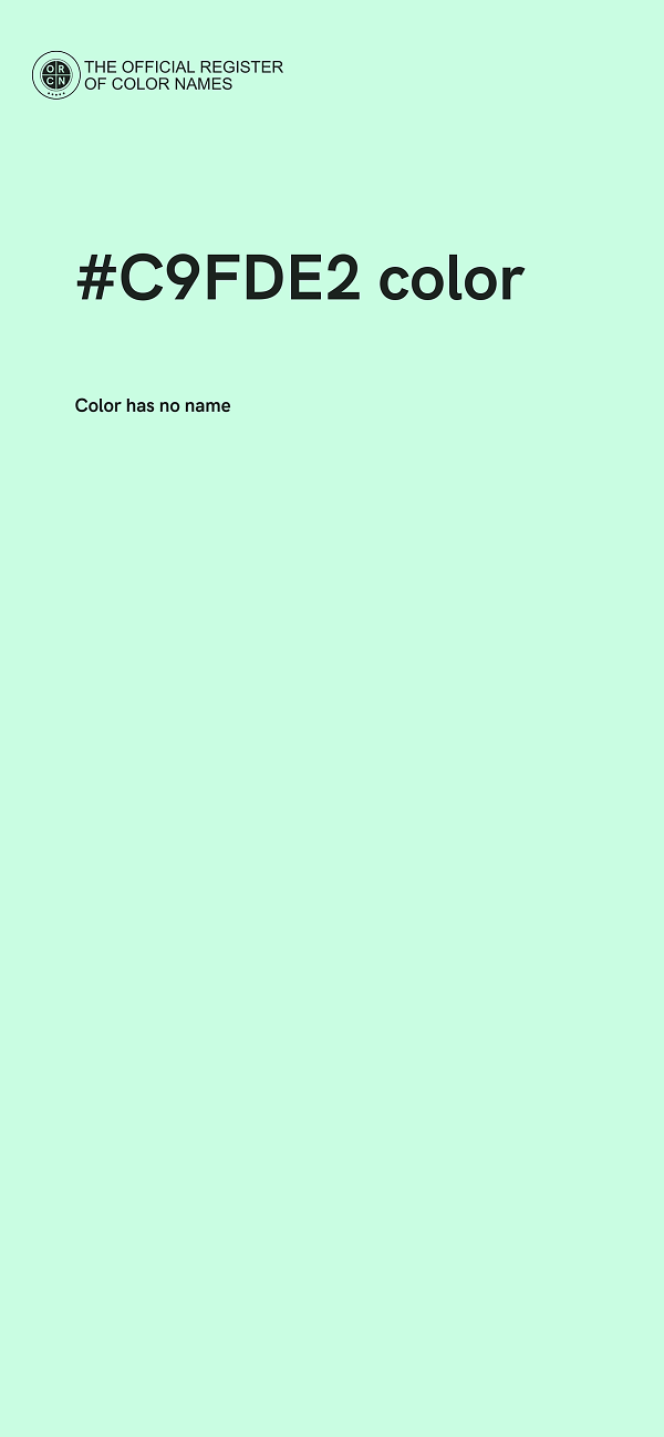 #C9FDE2 color image