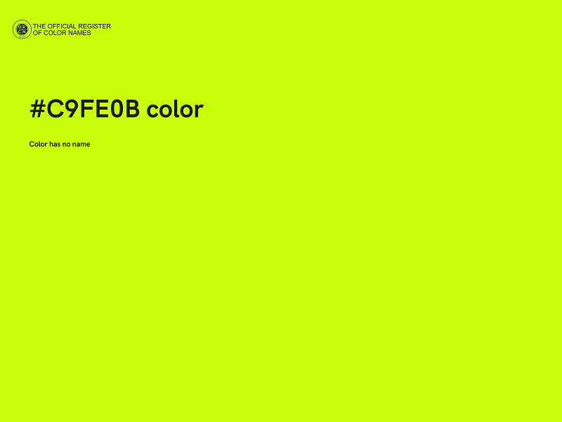 #C9FE0B color image