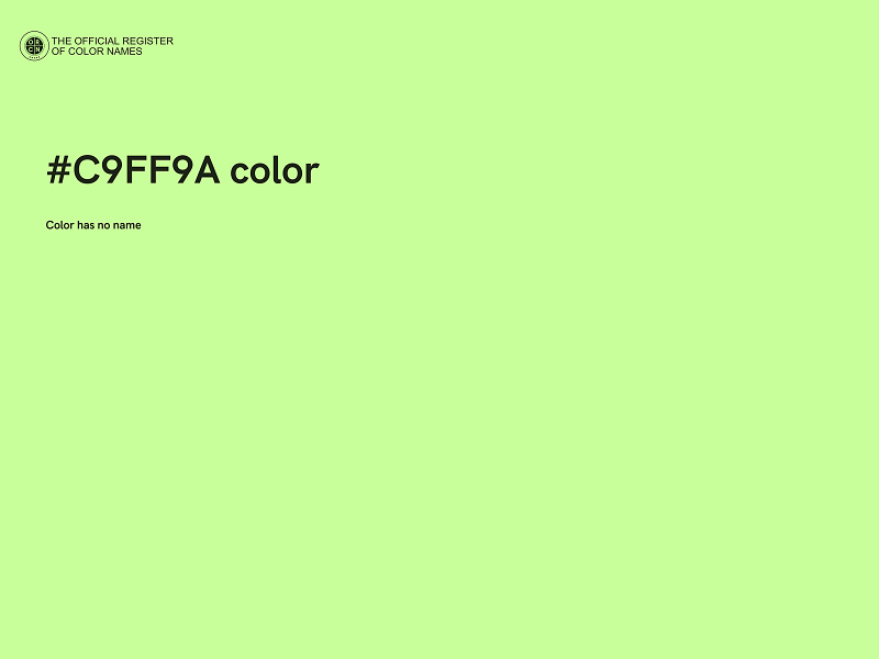 #C9FF9A color image