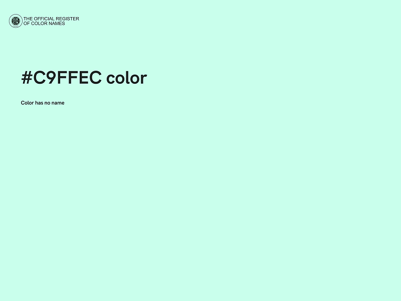 #C9FFEC color image