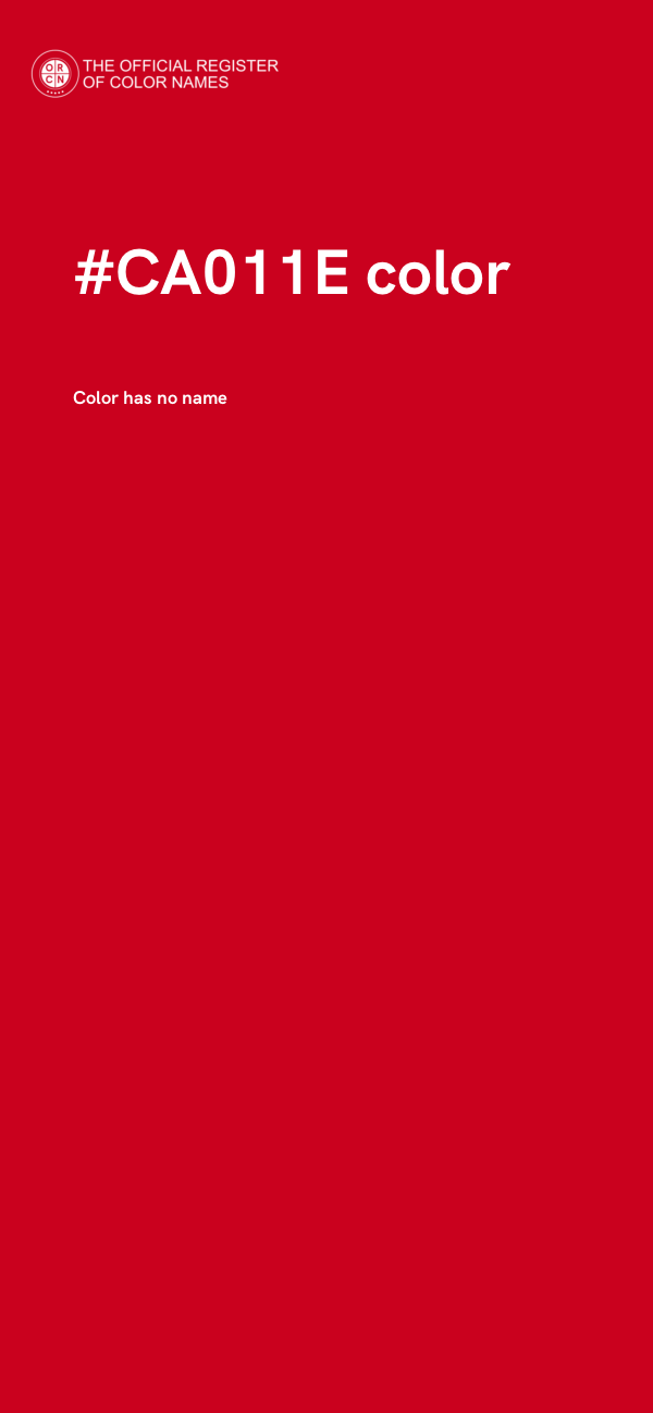 #CA011E color image