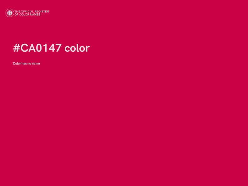 #CA0147 color image