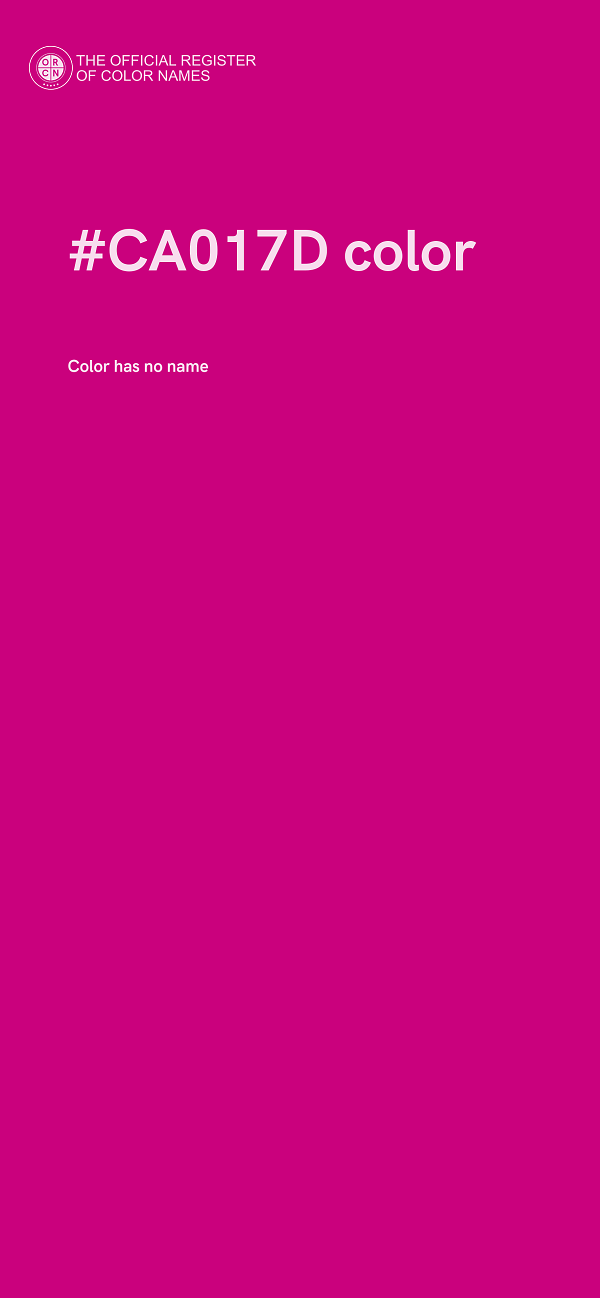 #CA017D color image