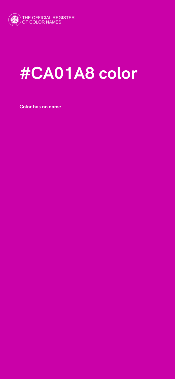 #CA01A8 color image