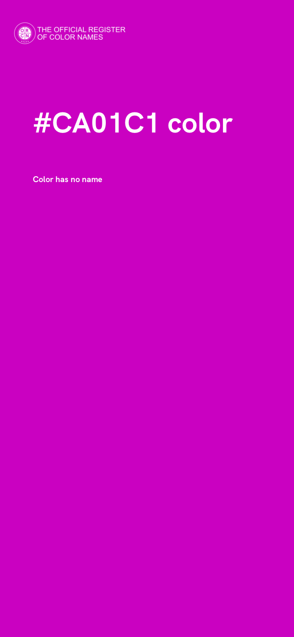 #CA01C1 color image