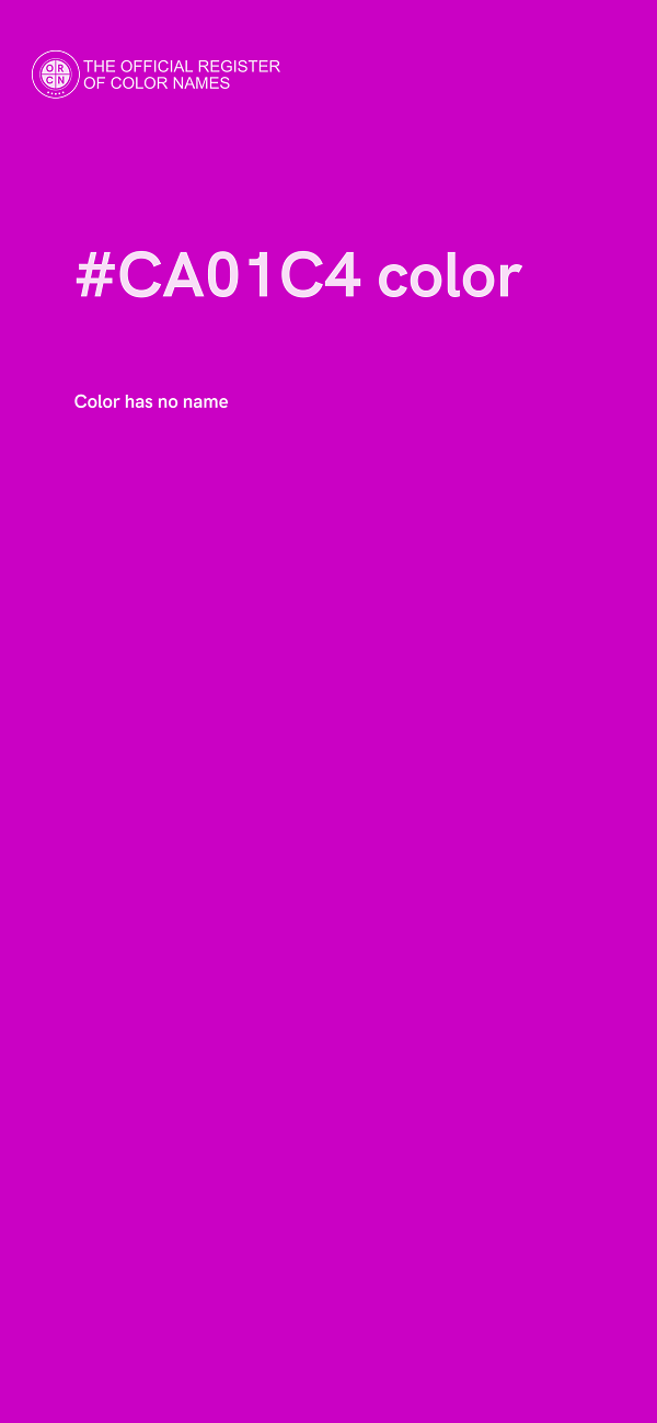 #CA01C4 color image