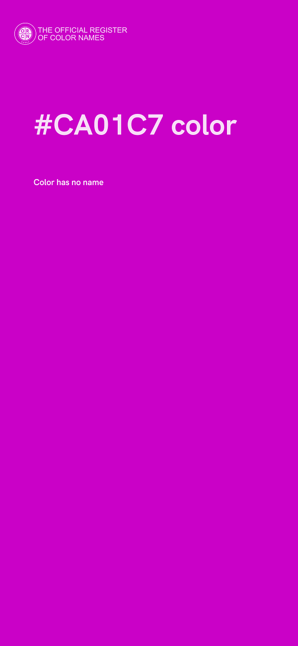 #CA01C7 color image