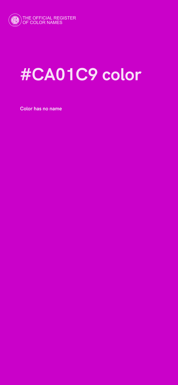 #CA01C9 color image