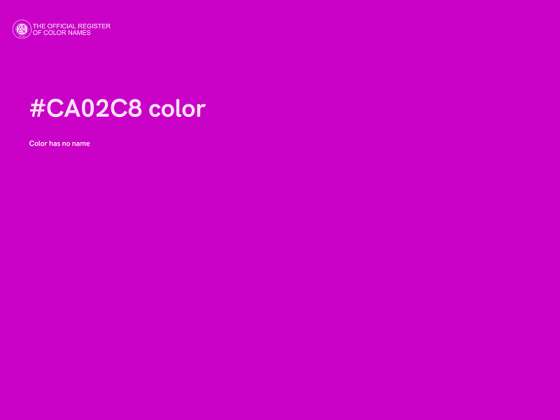 #CA02C8 color image