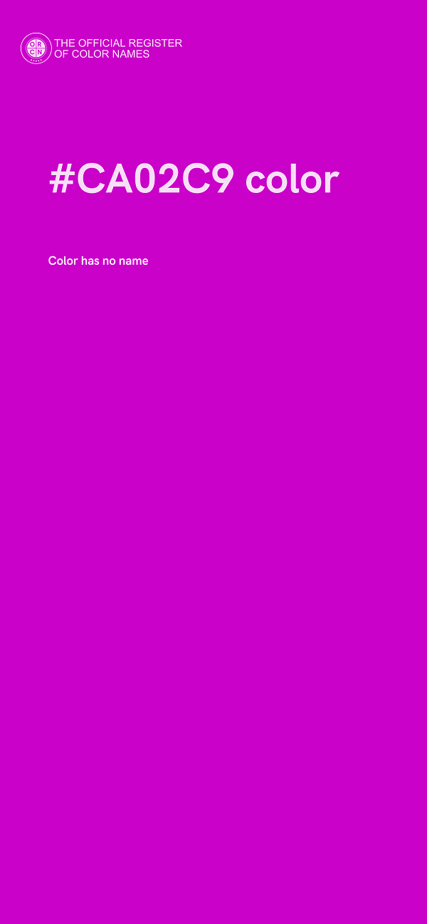#CA02C9 color image