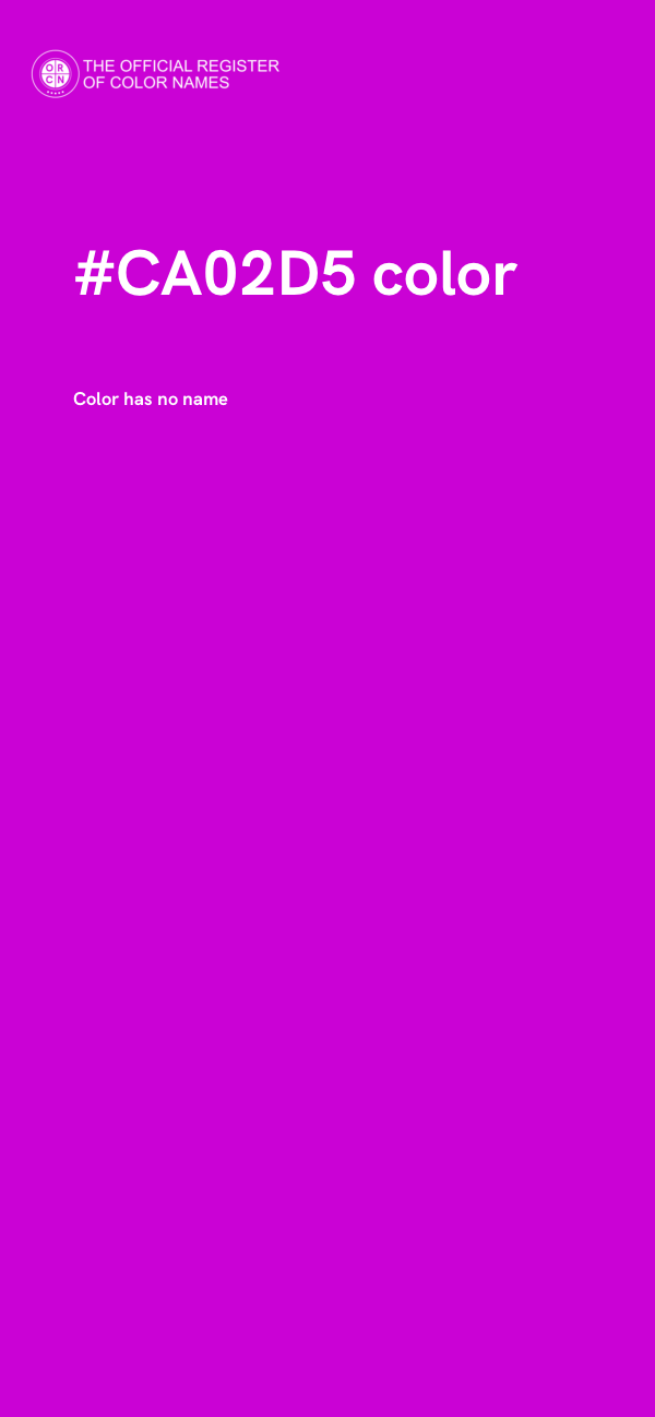 #CA02D5 color image