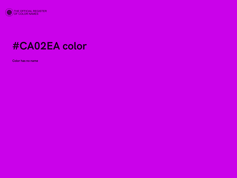 #CA02EA color image