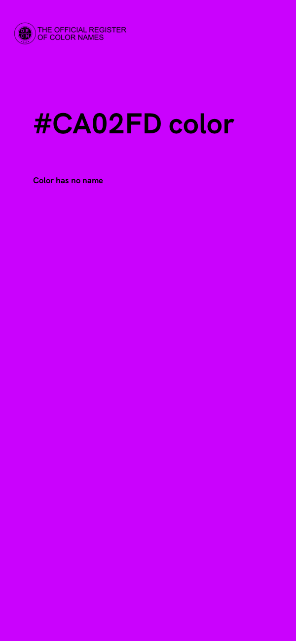 #CA02FD color image