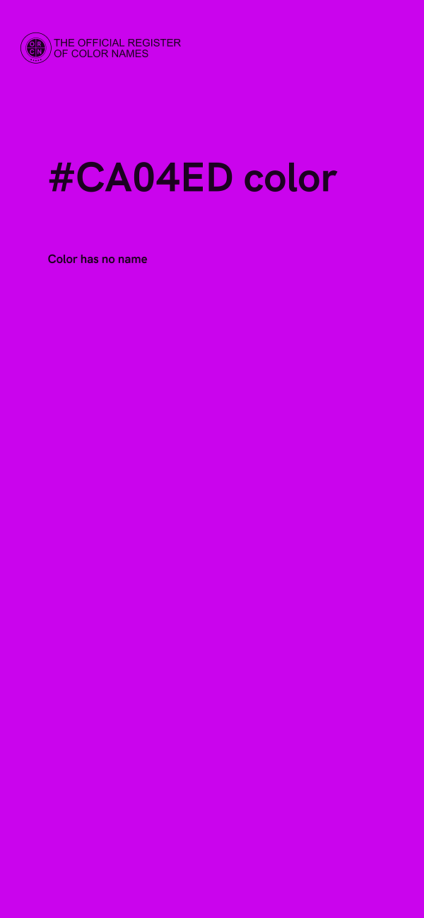 #CA04ED color image