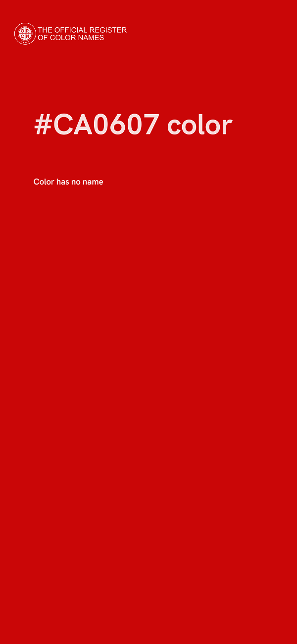 #CA0607 color image