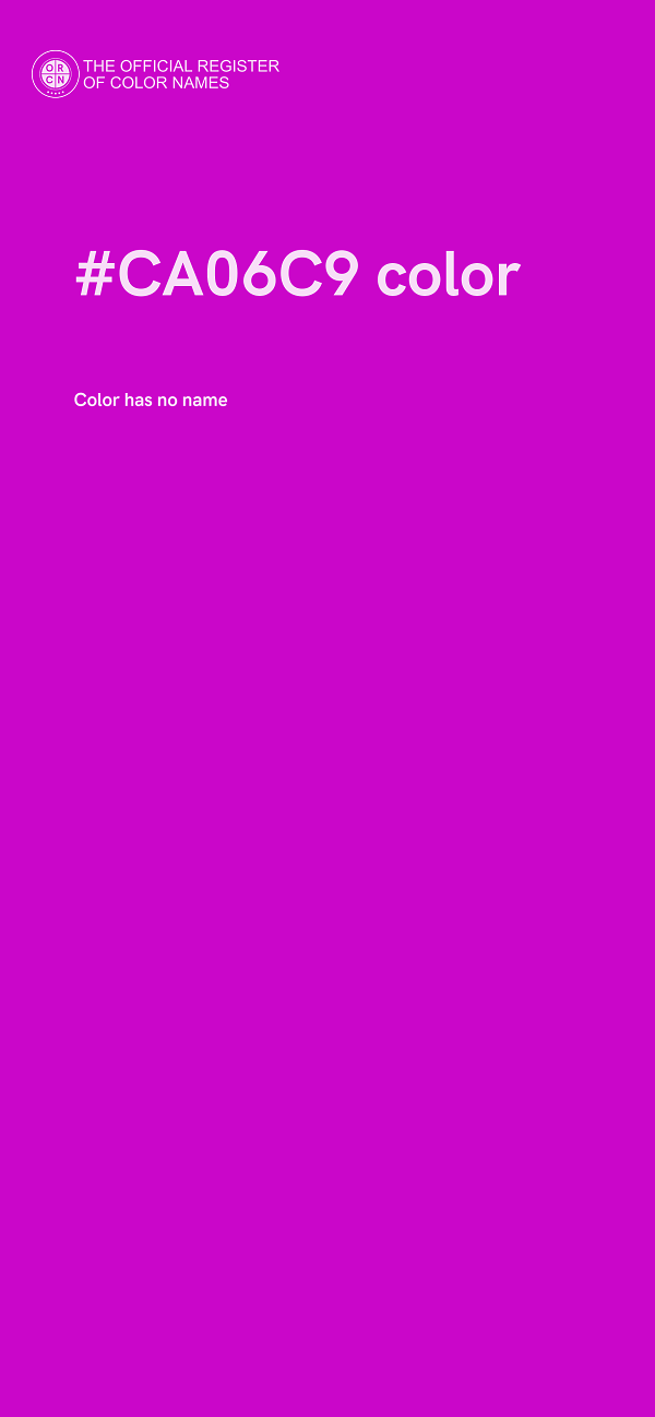 #CA06C9 color image