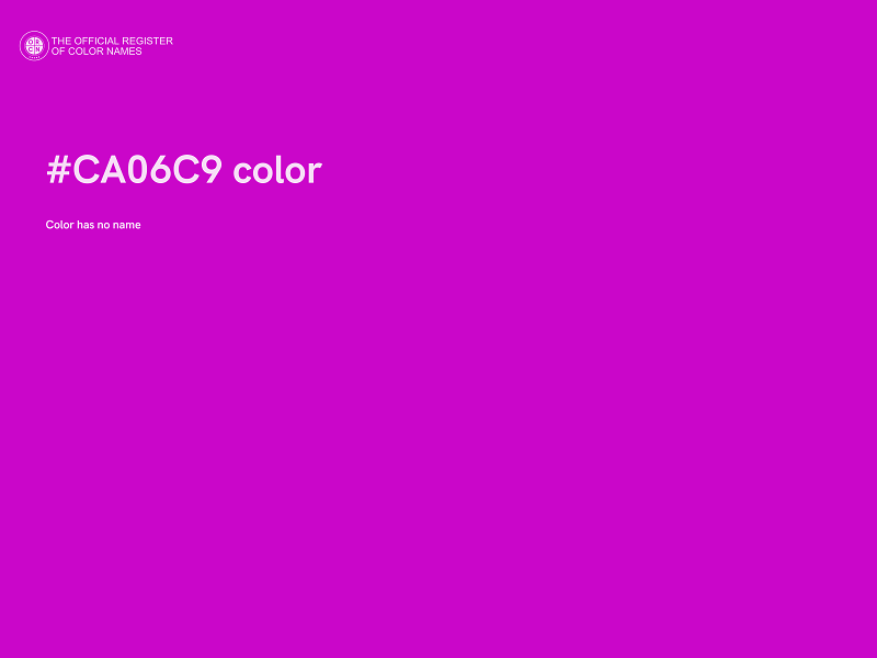 #CA06C9 color image