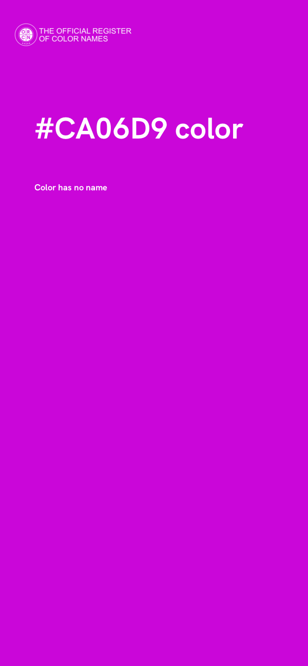 #CA06D9 color image