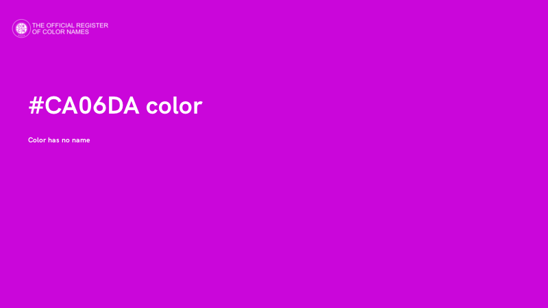 #CA06DA color image