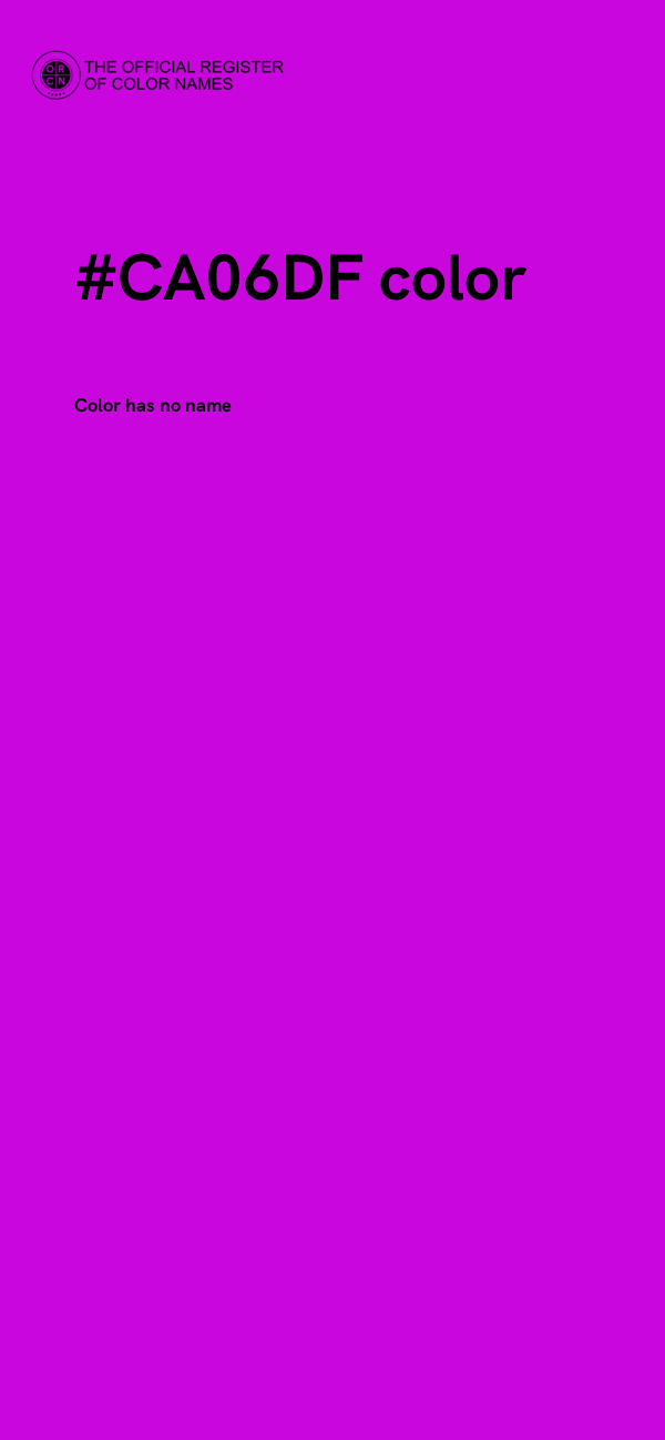 #CA06DF color image