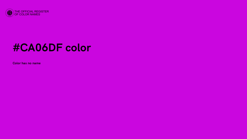#CA06DF color image