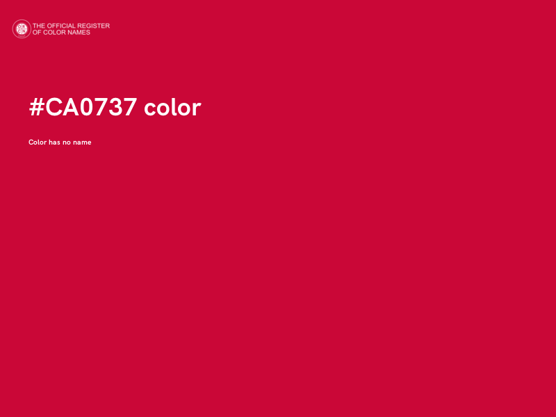 #CA0737 color image