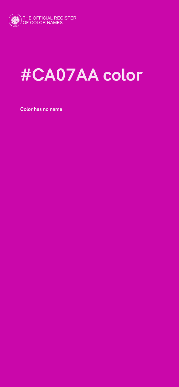 #CA07AA color image