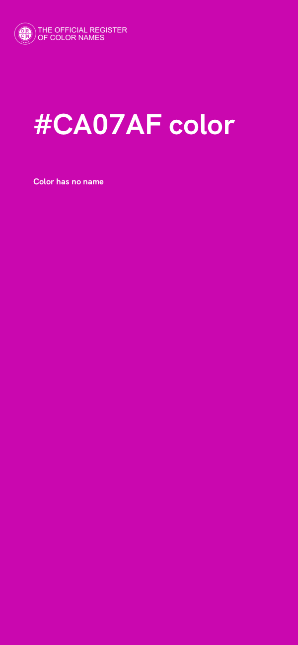 #CA07AF color image