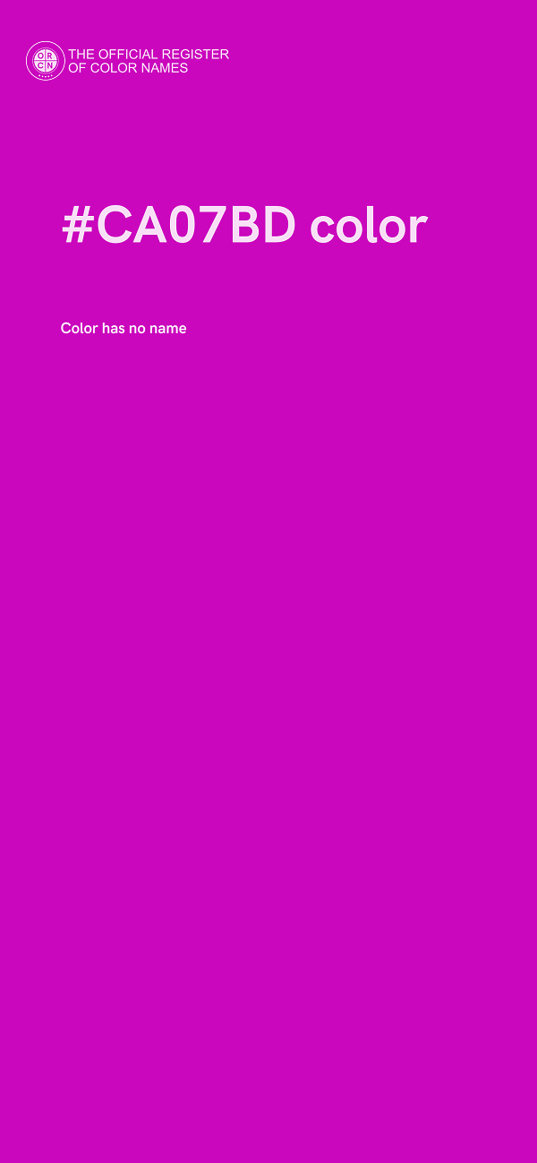 #CA07BD color image