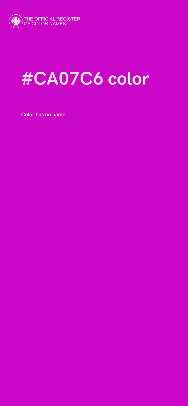 #CA07C6 color image