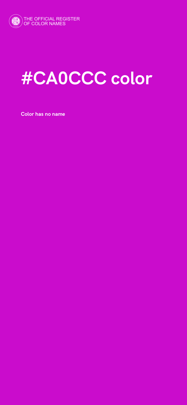 #CA0CCC color image